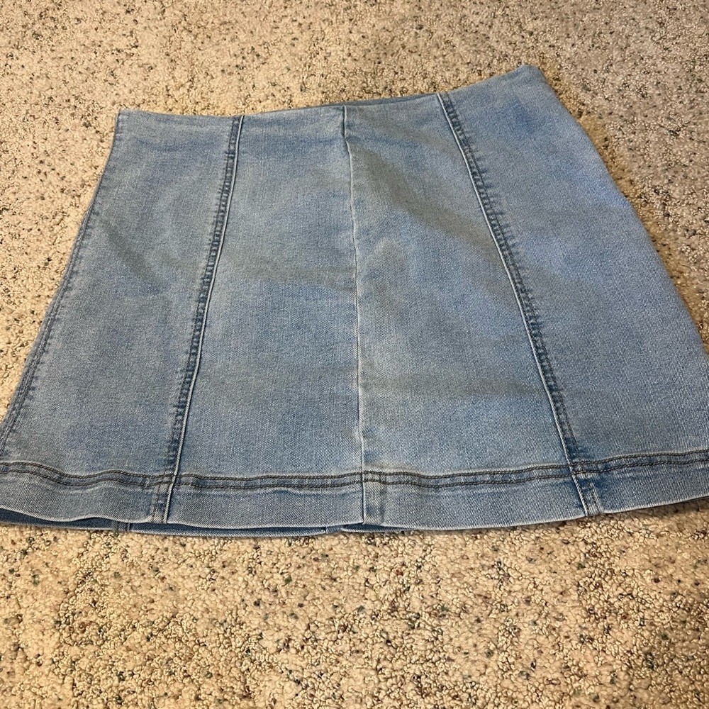 Wild Fable Light Blue Denim Mini Skirt